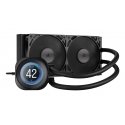 Corsair Nautilus 240 RS LCD Protsessor Kõik-ühes vedelikujahuti 12 cm Must 1 tk