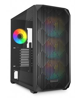 Sharkoon AK3 RGB Midi Tower Черный