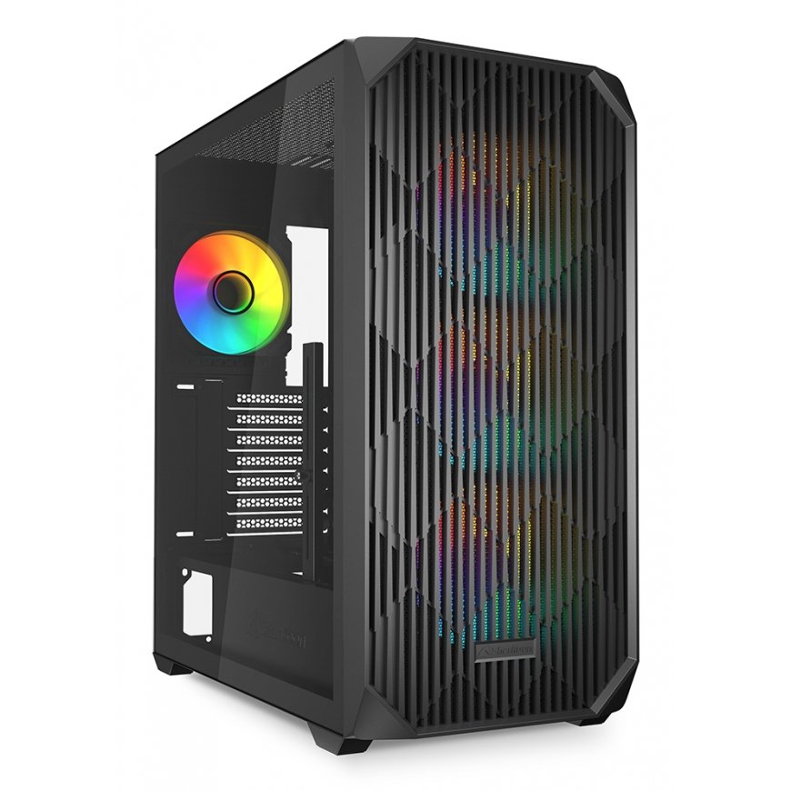 Sharkoon AK3 RGB Midi Tower musta