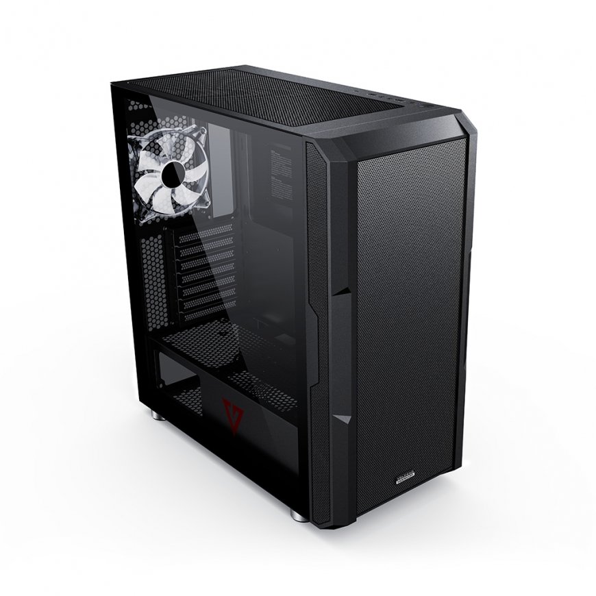 Modecom AMIRANI ARGB Midi Tower Melns – 2