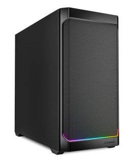 Sharkoon MK4 RGB Strip „Micro Tower“ Juoda