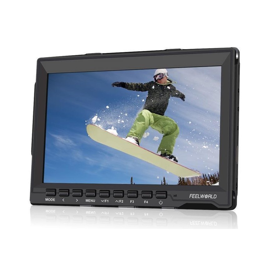 Feelworld FW759 монитор камеры 17,8 cm (7") Черный 1280 x 800 пикселей