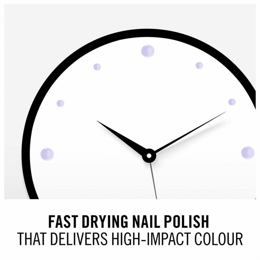 Rimmel 60 seconds Supershine nagų lakas Violetinė Itin blizgus – 5