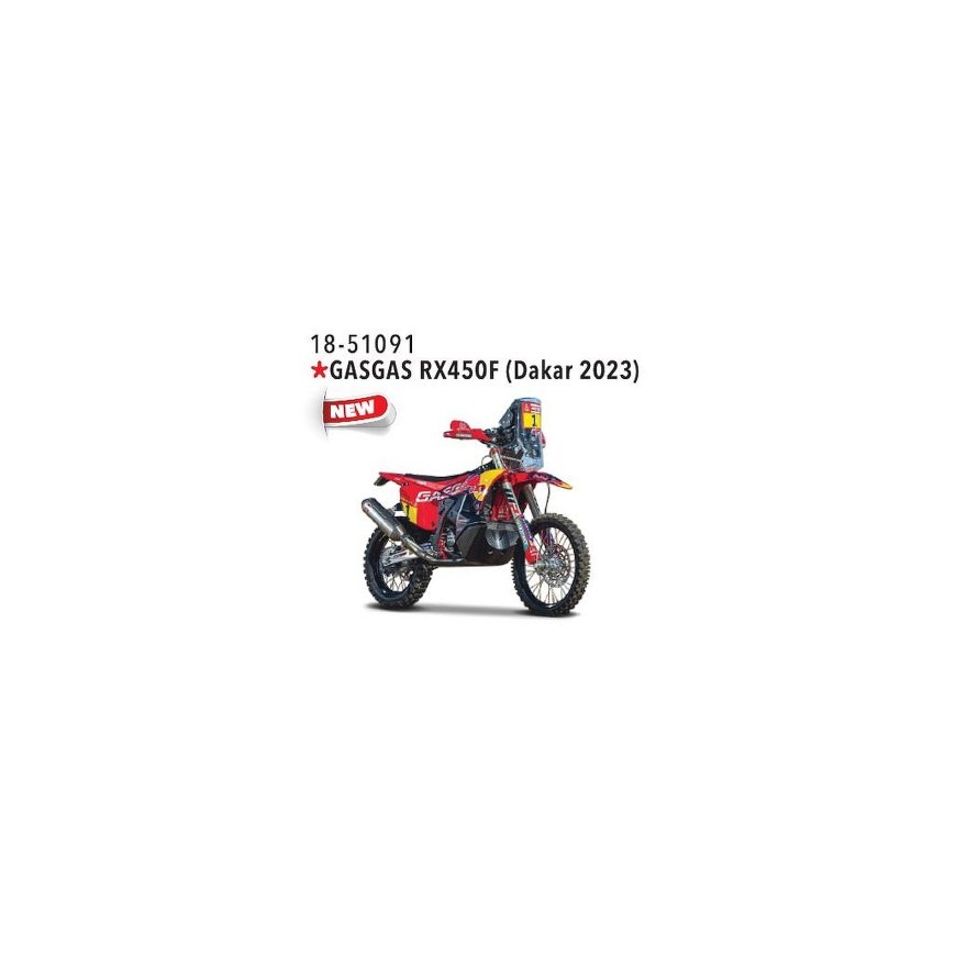 BBU 1:18 KTM Cycle Gasgas RX450F Dakar2023 51091