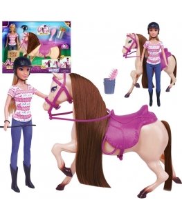 WOOPIE ROYAL Doll Set Princess with Horse