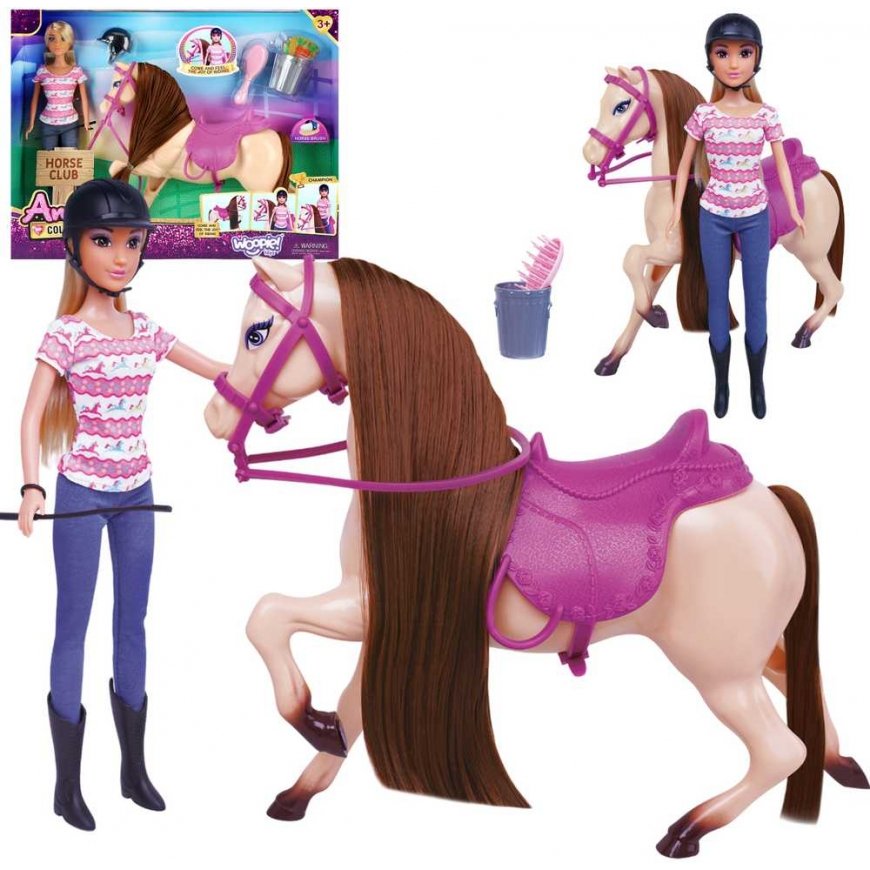 WOOPIE ROYAL Doll Set Princess with Horse