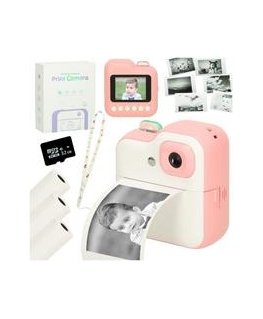 Ikonka Momentinis fotoaparatas lastelele 1GB 24mpx valge