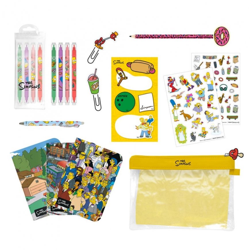 ERIK The Simpsons kirjutuskomplekt