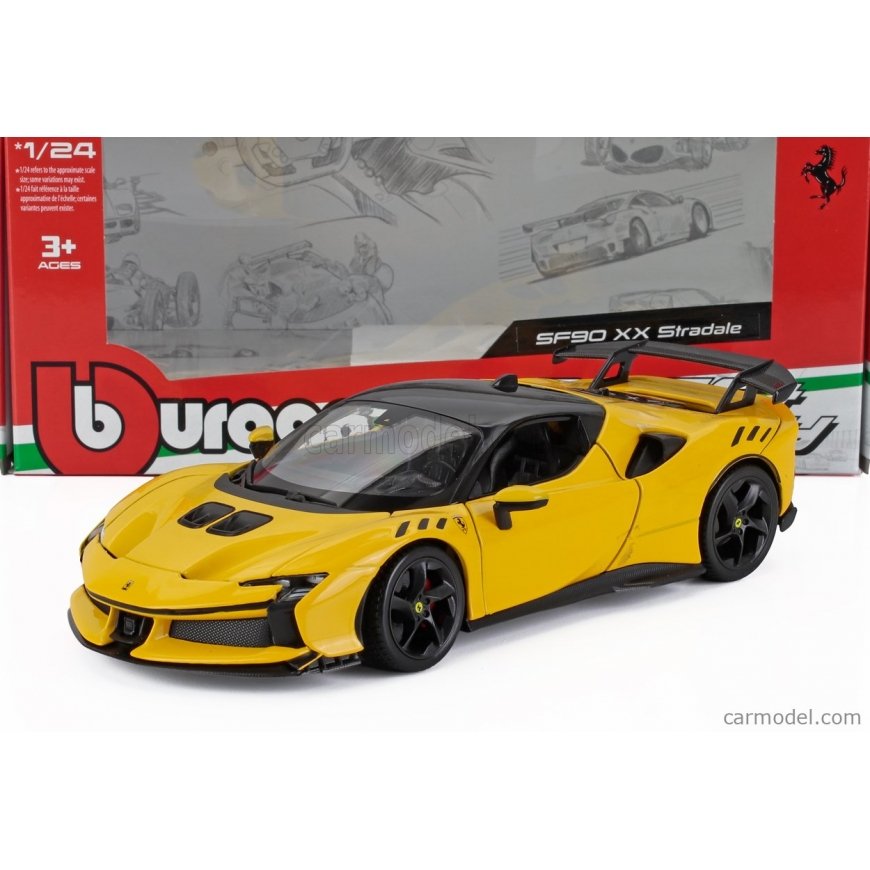 BBU 1:24 Ferrari R_P SF90 Stradale Geltona 26032YL