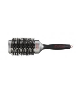 Olivia Garden ProThermal Adult Round hairbrush Black, Silver 1 pc(s)