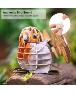 MAKEBUG 3D popierinė dėlionė Paprastoji liepsnelė, MB-D-0025