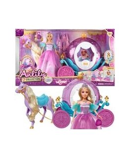 Doll set Princess Lily and carriage WOOPIE ROYAL