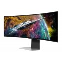 Samsung G95SC tietokoneen litteä näyttö 124,5 cm (49") 5120 x 1440 pikseliä Dual QHD OLED Hopea