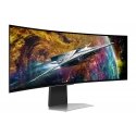 Samsung G95SC PC lamekuvar 124,5 cm (49") 5120 x 1440 pikslit Dual QHD OLED-ekraan Hõbe