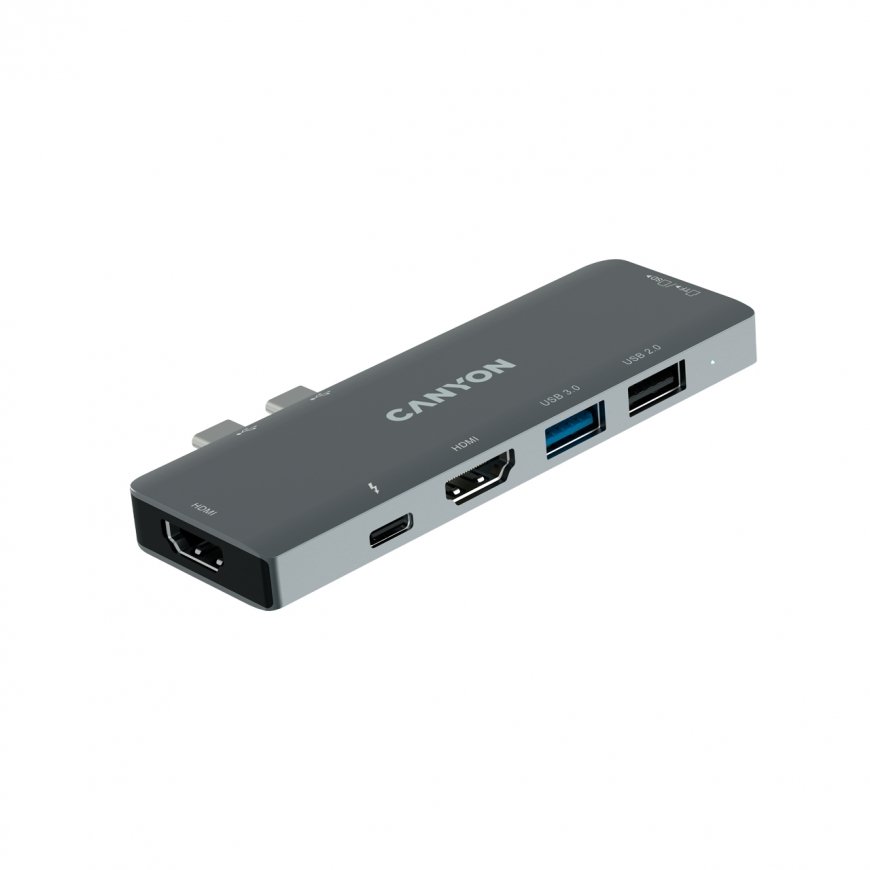 Canyon DS-5 USB 2.0 Type-C Pilka