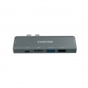 Canyon DS-5 USB 2.0 Type-C Pelēks