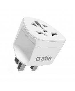 SBS TEADAPTUKWORLD maitinimo kištukų adapteris D tipas (UK) Universalus Balta