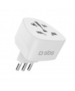 SBS TEADAPTITWORLD maitinimo kištukų adapteris L tipas (IT) Universalus Balta
