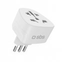 SBS TEADAPTITWORLD elektripistiku adapter Tüüp L (IT) Universaalne Valge SBS TEADAPTITWORLD elektripistiku adapter Tüüp L (IT) Universaalne Valge