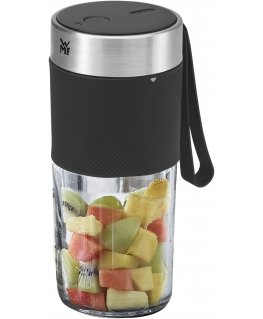 WMF KITCHENminis 0416700011 0,3 L Seisova tehosekoitin 50 W musta, Ruostumaton teräs, Läpinäkyvä