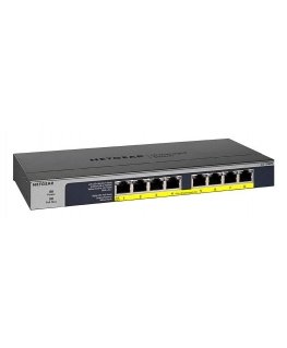 NETGEAR GS108PP Hallitsematon Gigabit Ethernet (10/100/1000) Power over Ethernet -tuki musta