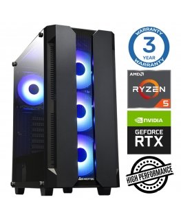 INTOP Ryzen 5 5500 16GB 250SSD M.2 NVME RTX3050 8GB ilman käyttöjärjestelmää