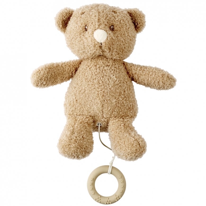 NATTOU Teddy Muusikaline beebimänguasi karu, 16 cm – 2