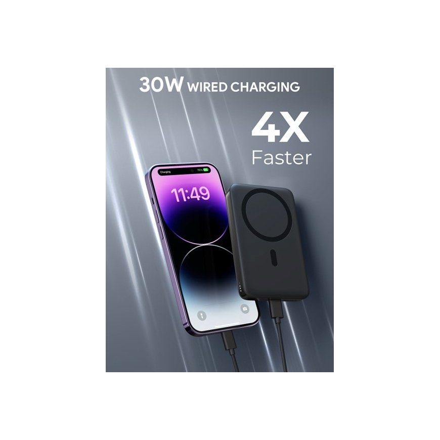 AUKEY PB-MS06 nešiojamasis įkroviklis Litis 10000 mAh Juoda – 2
