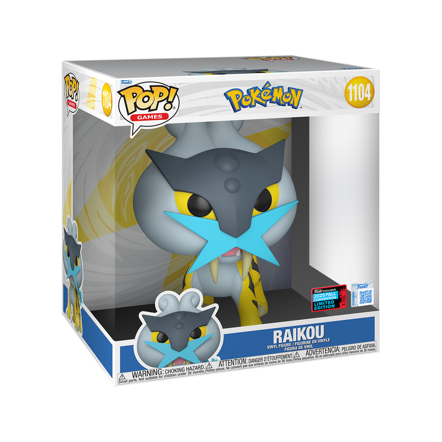 FUNKO POP! Jumbo Vinyl Figure: Pokemon - Raikou