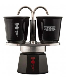 Bialetti 0005408 manuālais kafijas pagatavošanas rīks Mokas kafijas katliņš Melns