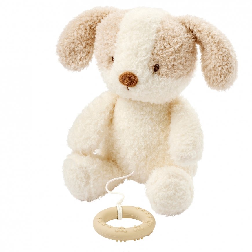NATTOU Teddy Muzikāla plīša rotaļlieta Suns