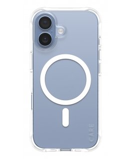 PanzerGlass CARE by ® Fashionable Case Samba Transparent w. White MagSafe iPhone 17 mobiiltelefoni ümbris Kate Läbipaistev