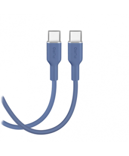 Кабель Puro Soft USB-C/USB-C 1,5 м, синий