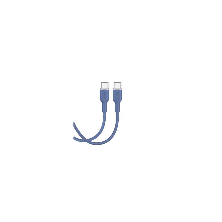 Kaabel Puro Soft USB-C/USB-C 1.5m, Sinine
