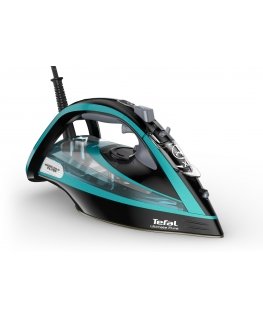 Tefal Ultimate Pure FV9844 Утюг для сухой глажки и отпаривания Durilium Autoclean 3200 W Черный, Синий