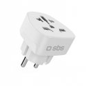 SBS TEADAPTDEWORLD адаптер сетевой вилки Тип C (Europlug) Универсальная Белый SBS TEADAPTDEWORLD адаптер сетевой вилки Тип C (Europlug) Универсальная Белый
