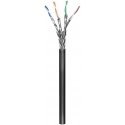 Goobay CAT 6 outdoor network cable, S/FTP (PiMF), black, 100m Goobay CAT 6 outdoor network cable, S/FTP (PiMF), black, 100m