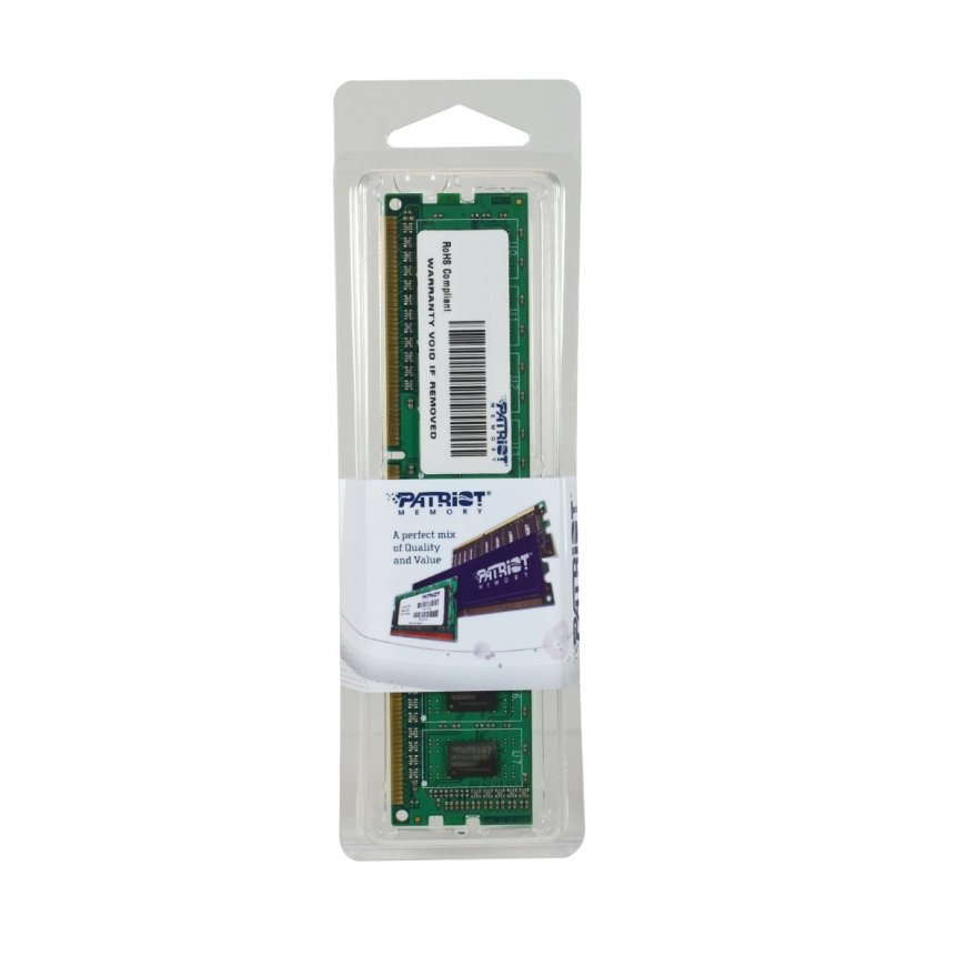 Patriot Memory 4GB PC3-10600 модуль памяти 1 x 4 GB DDR3 – 5