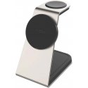 FIXED 3-in-1 Mag ALU Qi2 Wireless MagSafe Charging Station, Titanium FIXED 3-in-1 Mag ALU Qi2 Wireless MagSafe Charging Station, Titanium