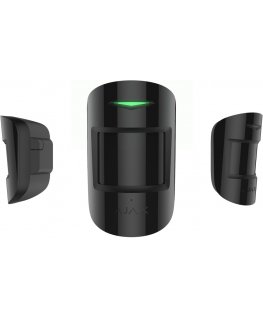 Ajax CombiProtect Passive infrared (PIR) sensor Wireless Wall Black