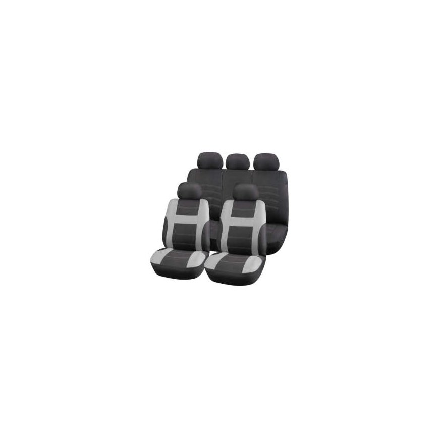 Universal car seat covers front and rear set sc08 amio-04608 – 2