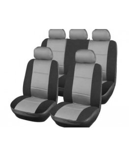 Universalūs automobiliniai sėdynių užvalkalai priekinei ir galinei sėdijai, komplektas sc14 amio-04614
