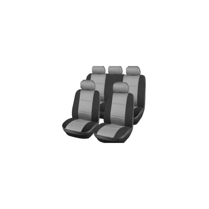 Universal car seat covers front and rear set sc14 amio-04614
