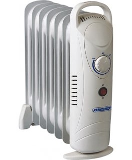 Mesko Home MS7804 Для помещений Белый 700 W Масляный электрический обогреватель