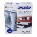 Mesko Home MS7804 Для помещений Белый 700 W Масляный электрический обогреватель Mesko Home MS7804 Для помещений Белый 700 W Масляный электрический обогреватель