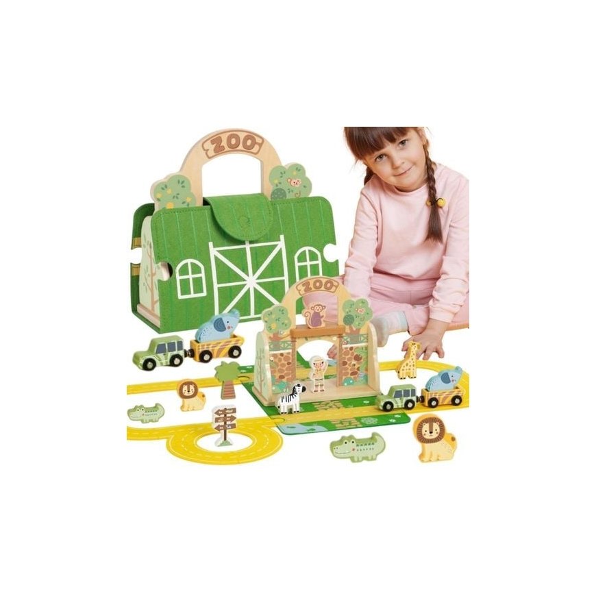 Tooky Toys TOOKY TOY Miniloom ZOO Kandmine Kott Loomad – 2