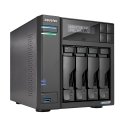 Asustor LOCKERSTOR 4 Gen2 (AS6704T) NAS Desktops Intel® Celeron® N N5105 4 GB DDR4 0 TB ADM Melns