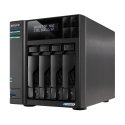 Asustor LOCKERSTOR 4 Gen2 (AS6704T) NAS Desktops Intel® Celeron® N N5105 4 GB DDR4 0 TB ADM Melns