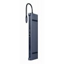 Gembird A-CM-COMBO10-01 sülearvuti dokk ja pordireplikaator Juhtmega ühendatud USB 3.2 Gen 1 (3.1 Ge Gembird A-CM-COMBO10-01 sülearvuti dokk ja pordireplikaator Juhtmega ühendatud USB 3.2 Gen 1 (3.1 Ge