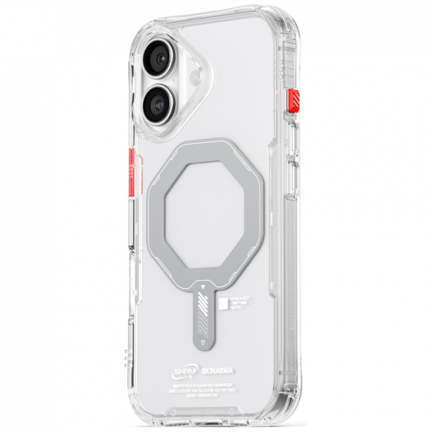 Skinarma Saido Case for iPhone 17 Magnetic Charging Transparent – 2